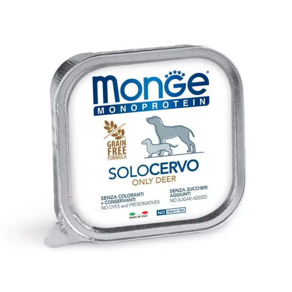 Monge Pas Pašteta Monoprotein Jelen 150 g